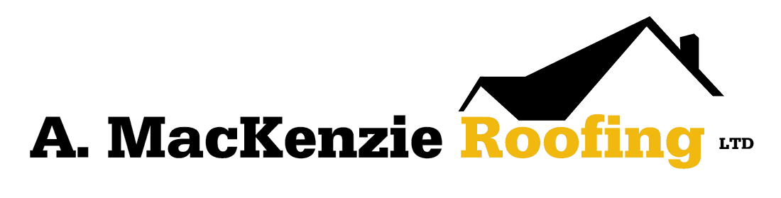 A. MacKenzie Roofing business logo;
